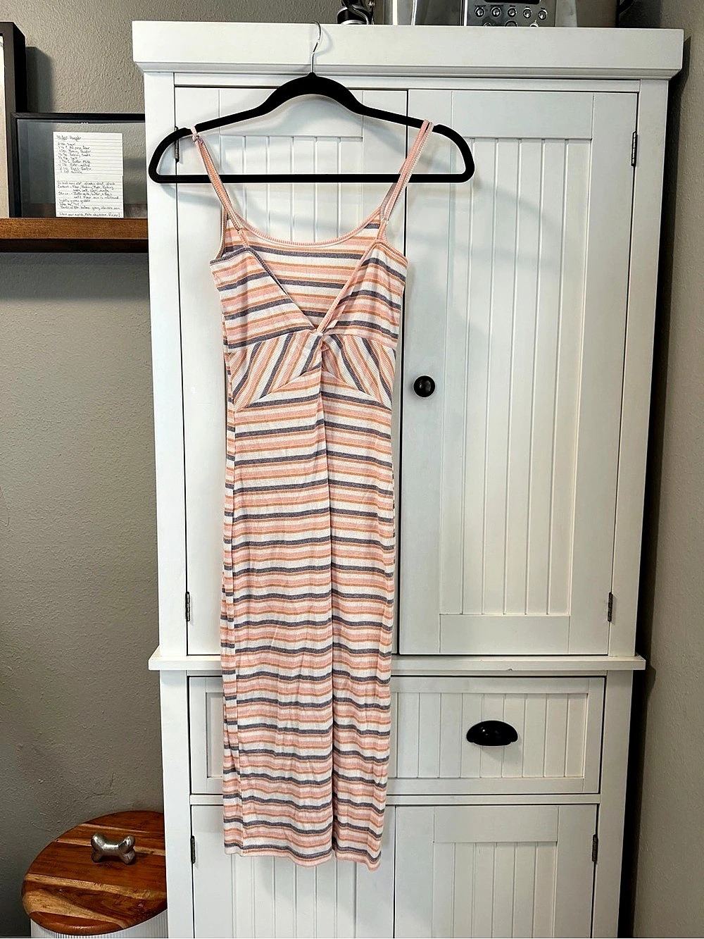Striped Dress in Pink & Blue